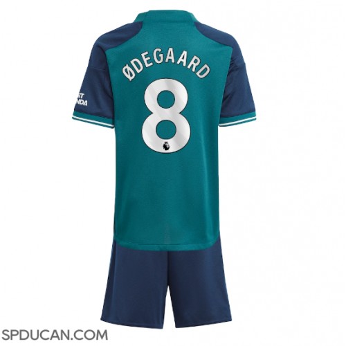 Dječji Nogometni Dres Arsenal Martin Odegaard #8 Rezervni 2023-24 Kratak Rukav (+ Kratke hlače)